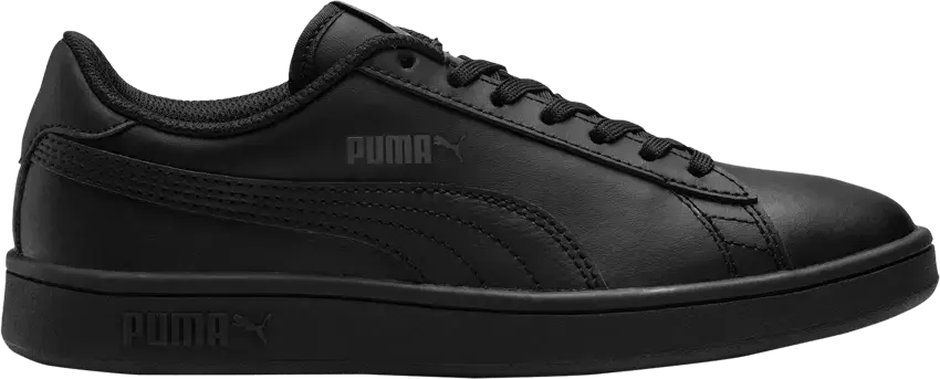  Puma Smash V2 Leather Jr &#039;Black&#039;