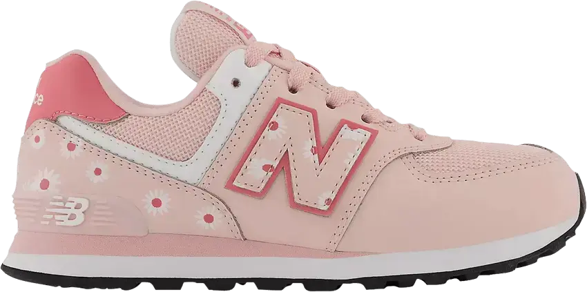  New Balance 574 Little Kid &#039;Pink Florals&#039;