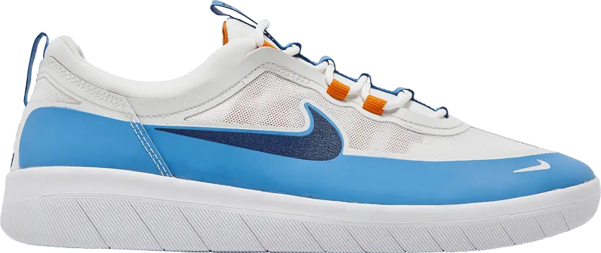  Nike Nyjah Free 2 SB &#039;White Dutch Blue&#039;
