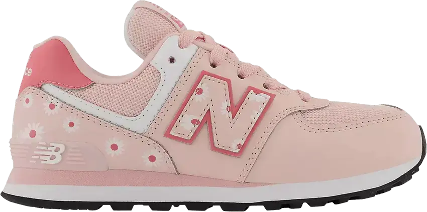  New Balance 574 Little Kid Wide &#039;Pink Florals&#039;