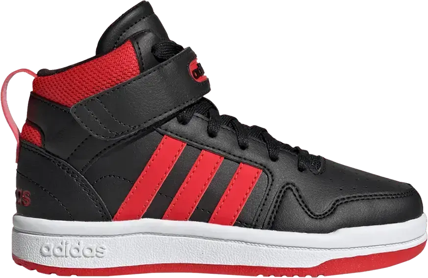  Adidas Postmove Mid J &#039;Black Vivid Red&#039;