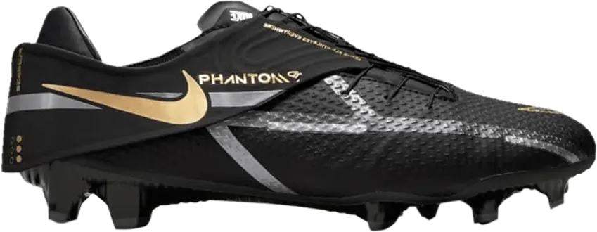  Nike Phantom GT2 Academy FlyEase MG &#039;Black Metallic Gold&#039;
