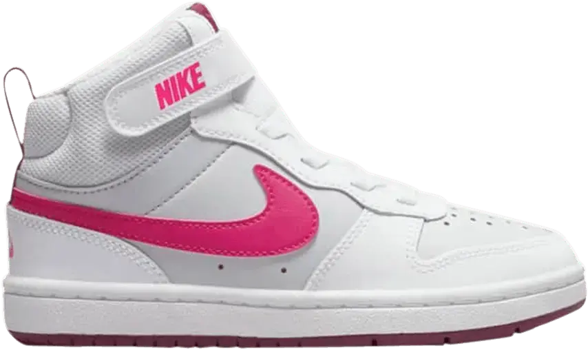 Nike Court Borough Mid 2 PS &#039;Pure Platinum Pink Prime&#039;