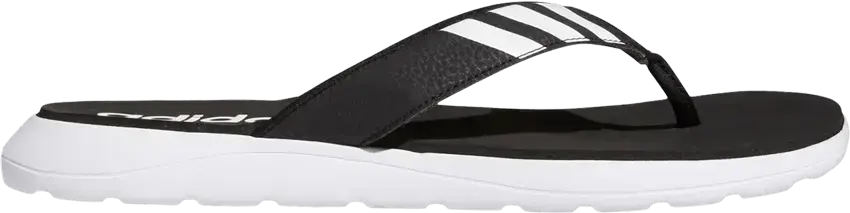 Adidas Comfort Sandal &#039;Black White&#039;