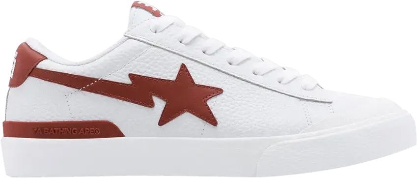  Bape Wmns Mad Sta #2 &#039;White Red&#039;