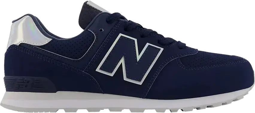  New Balance 574 Big Kid Wide &#039;Natural Indigo&#039;