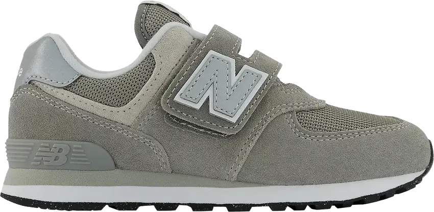  New Balance 574 Hook and Loop Little Kid &#039;Core Pack - Grey White&#039;