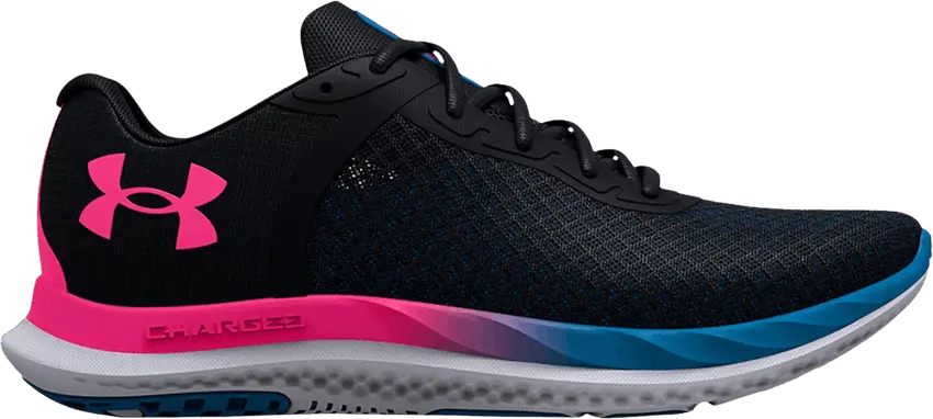  Under Armour Wmns Charged Breeze &#039;Black Electro Pink&#039;