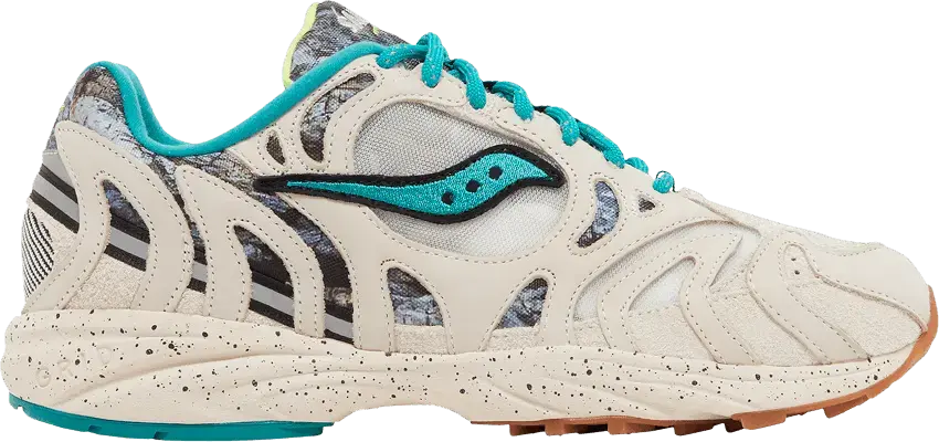  Saucony Grid Azura 2000 Reflect Camo Creme Blue