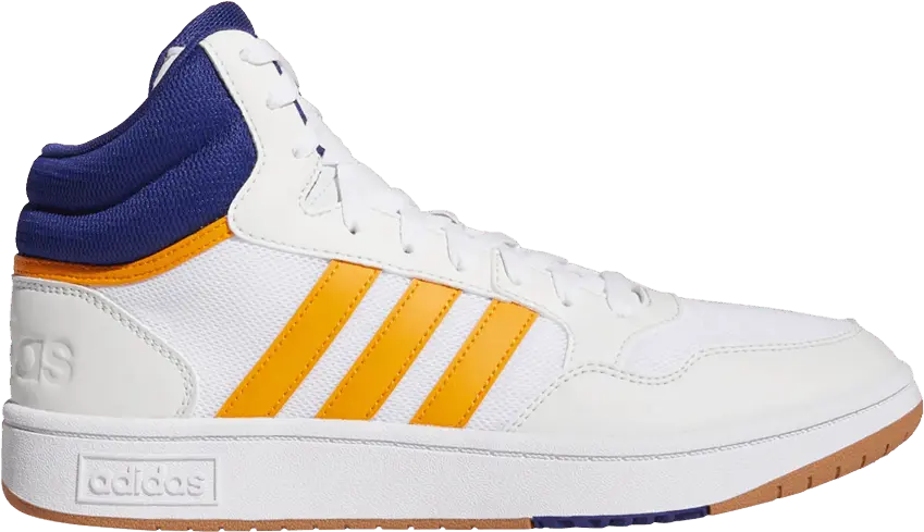  Adidas Hoops 3.0 Mid &#039;White Orange Rush&#039;