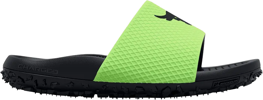  Under Armour Project Rock Slide &#039;Quirky Lime&#039;