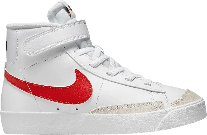  Nike Blazer Mid 77 White Blue Red (PS)