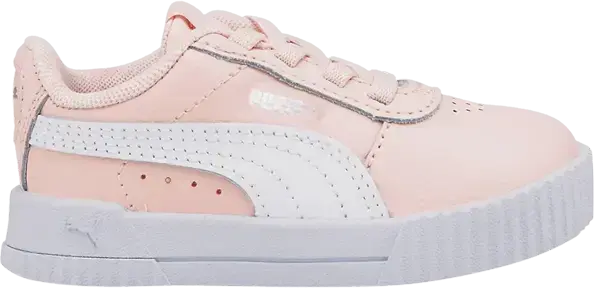  Puma Carina Leather Infant &#039;Chalk Pink White&#039;