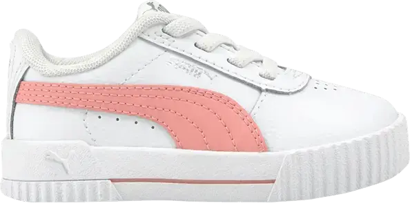  Puma Carina Leather Infant &#039;White Peony&#039;