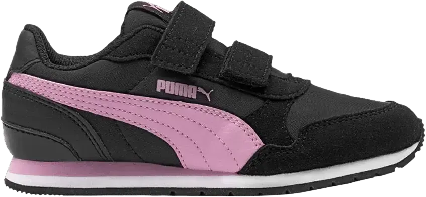  Puma ST Runner v2 Little Kid &#039;Black Orchid&#039;