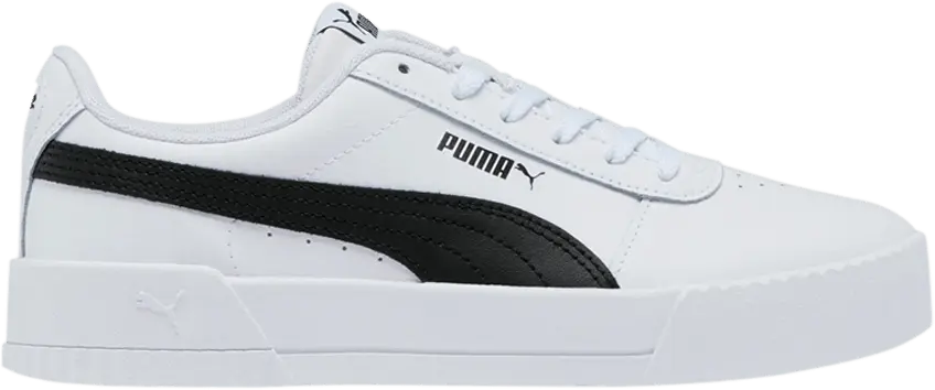  Puma Wmns Carina Leather &#039;White Black&#039;
