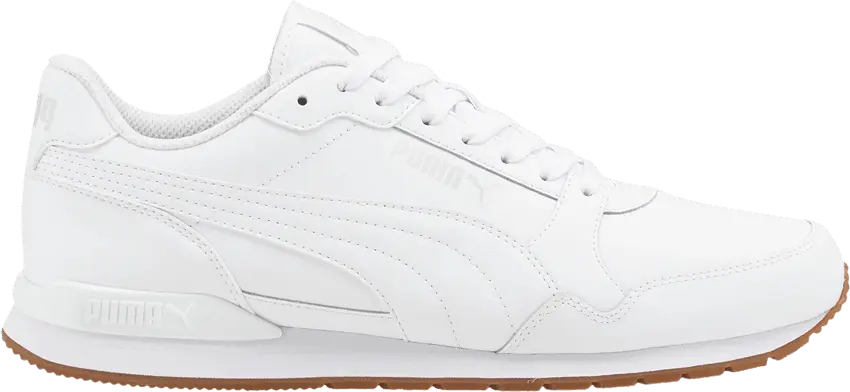  Puma ST Runner v3 Leather &#039;White Gum&#039;