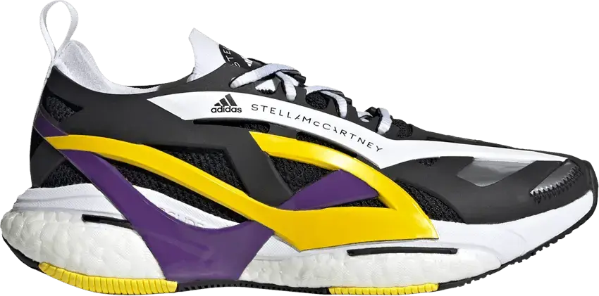  Adidas Stella McCartney x Wmns Solar Glide &#039;Black Purple Yellow&#039;