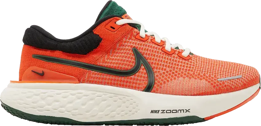  Nike ZoomX Invincible Run Flyknit 2 Team Orange Gore Green