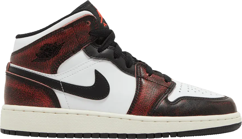  Jordan 1 Mid Wear-Away Chicago (GS)