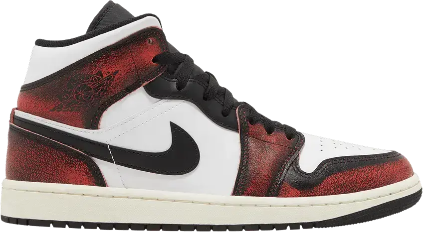  Jordan 1 Mid Wear-Away Chicago