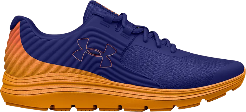 Under Armour Outhustle Printed GS &#039;Bauhaus Blue Orange Shock&#039;