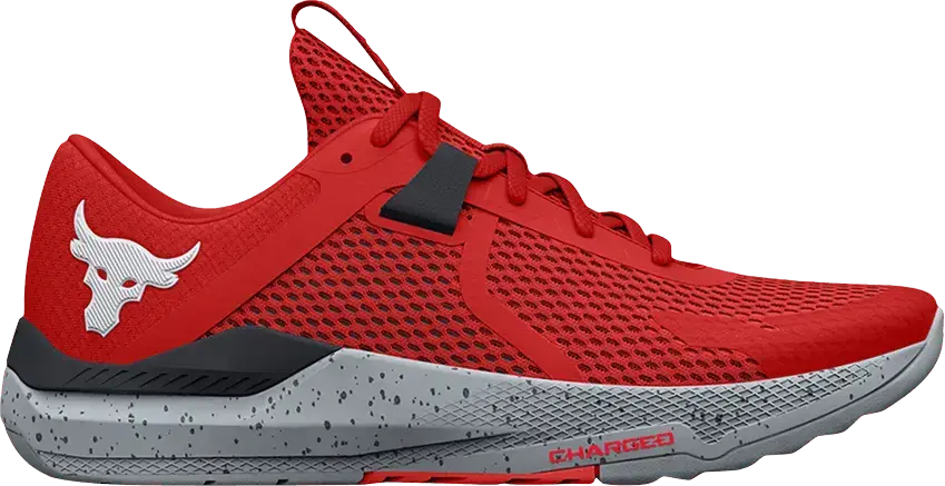  Under Armour Project Rock BSR 2 &#039;Radiant Red Steel&#039;