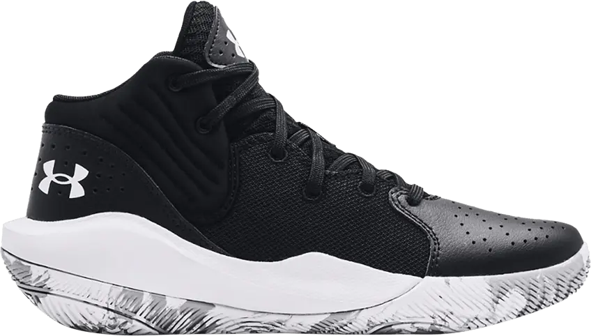  Under Armour Jet &#039;21 GS &#039;Black White&#039;