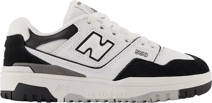  New Balance 550 Little Kid &#039;White Black&#039;