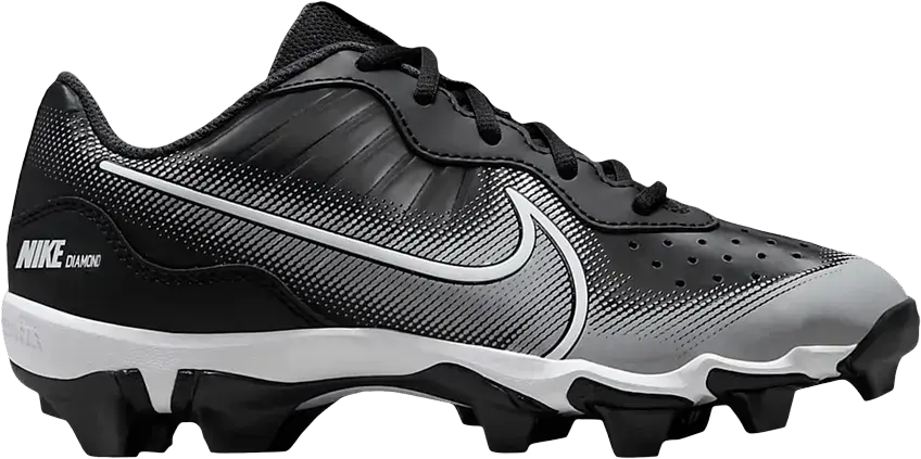  Nike Alpha Huarache 4 Keystone GS &#039;Black Dark Smoke Grey&#039;