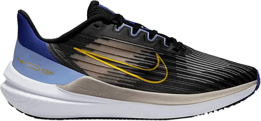 Nike Wmns Air Winflo 9 &#039;Black Lapis Yellow&#039;