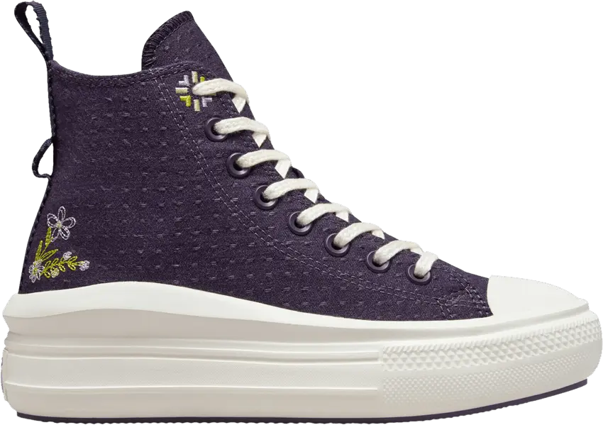  Converse Wmns Chuck Taylor All Star Move Platform High &#039;Autumn Embroidery&#039;