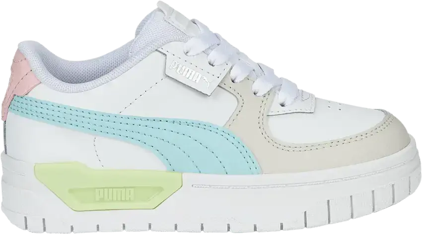  Puma Cali Dream Little Kid &#039;Pastel - White Light Aqua&#039;