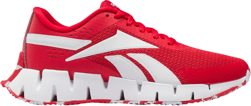  Reebok Zig Dynamica 2 Big Kid &#039;Vector Red White&#039;