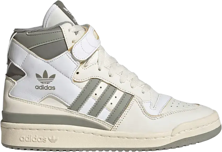  Adidas Wmns Forum High &#039;Off White Silver Pebble&#039;