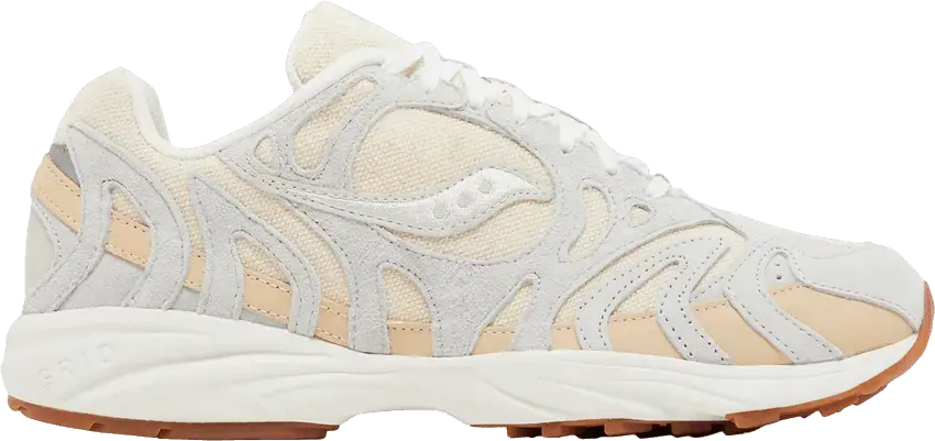  Saucony Grid Azura 2000 Blank Canvas Undyed