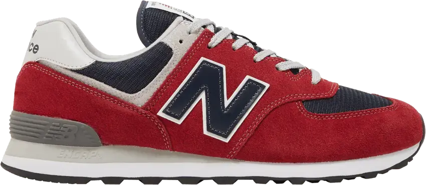  New Balance 574 Red Navy