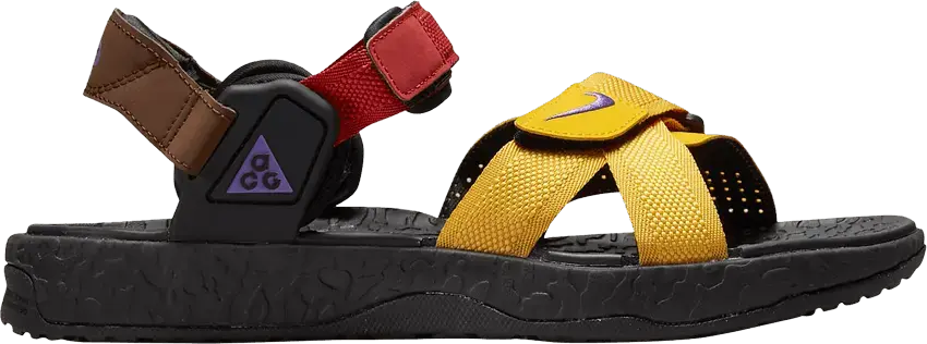  Nike ACG Air Deschutz+ Brown Red Yellow