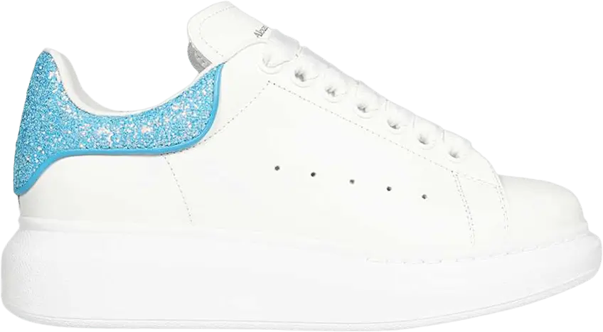  Alexander Mcqueen Alexander McQueen Wmns Oversized Sneaker &#039;New Cerulean Blue Glitter&#039;