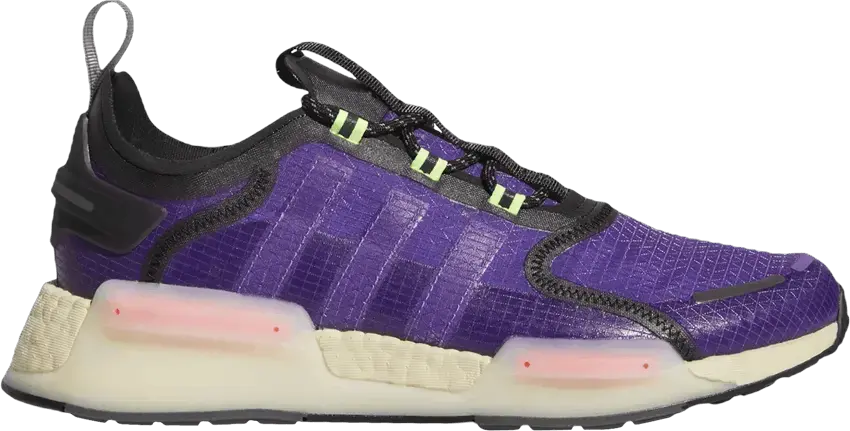  Adidas adidas NMD V3 Active Purple Signal Green