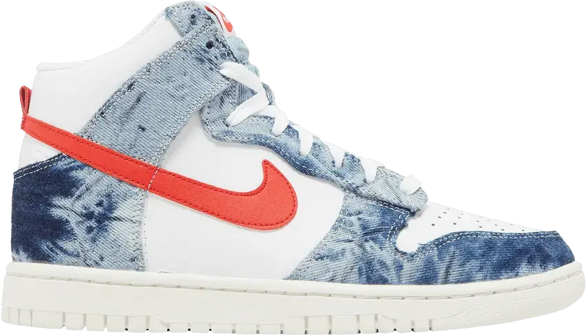  Nike Dunk High Washed Denim Pack (Women&#039;s)