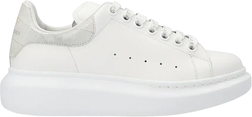 Alexander Mcqueen Alexander McQueen Wmns Oversized Sneaker &#039;White Croc&#039;