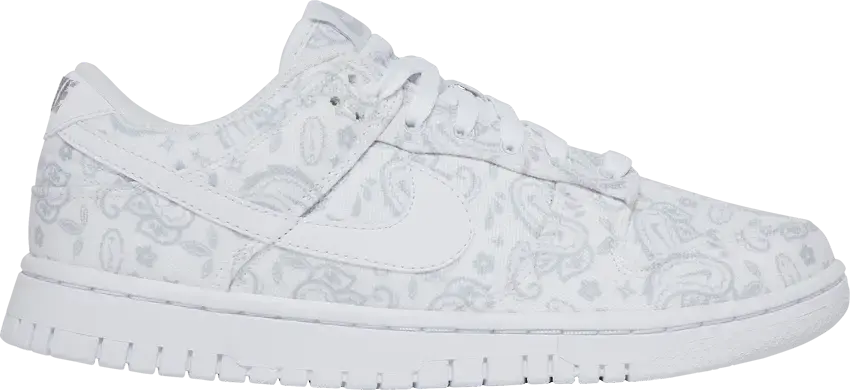  Nike Dunk Low White Paisley (Women&#039;s)