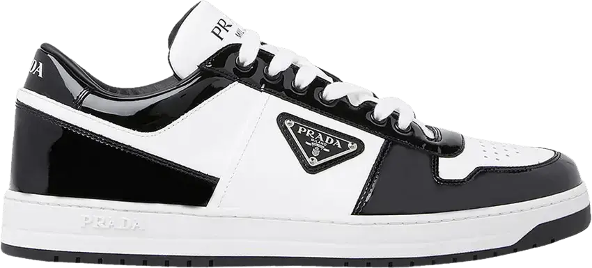  Prada Downtown Leather &#039;Black White Patent&#039;