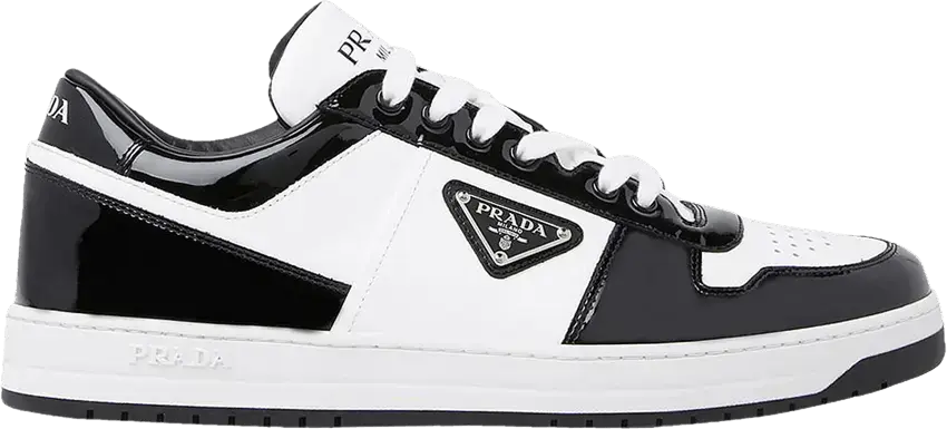 Prada Downtown Leather &#039;Black White Patent&#039;