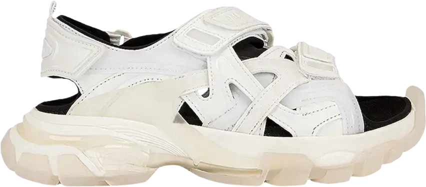  Balenciaga Wmns Track Sandal &#039;Clearsole - White&#039;