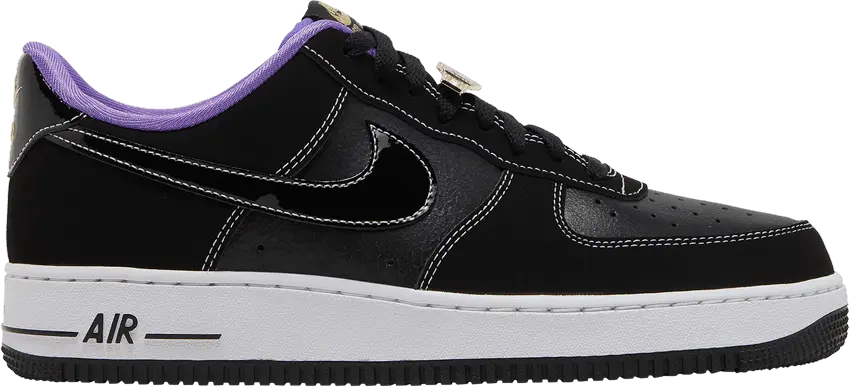  Nike Air Force 1 Low &#039;07 LV8 World Champ Black Purple