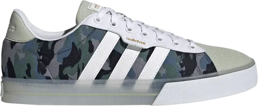 Adidas Daily 3.0 &#039;White Halo Green Camo&#039;