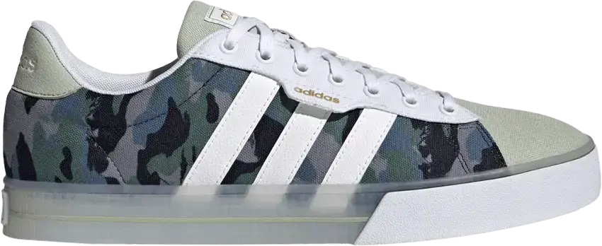  Adidas Daily 3.0 &#039;White Halo Green Camo&#039;