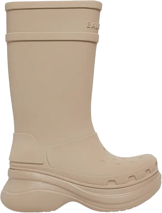  Crocs x Balenciaga Clog Boot 2.0 &#039;Beige&#039;